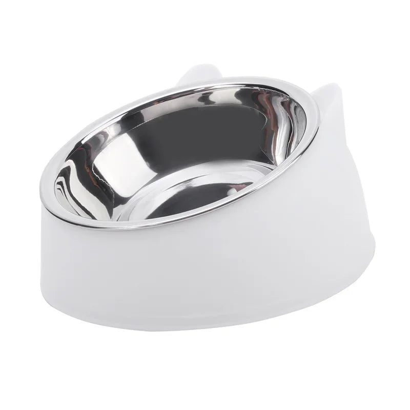 TILTED STAINLESS STEEL BOWL