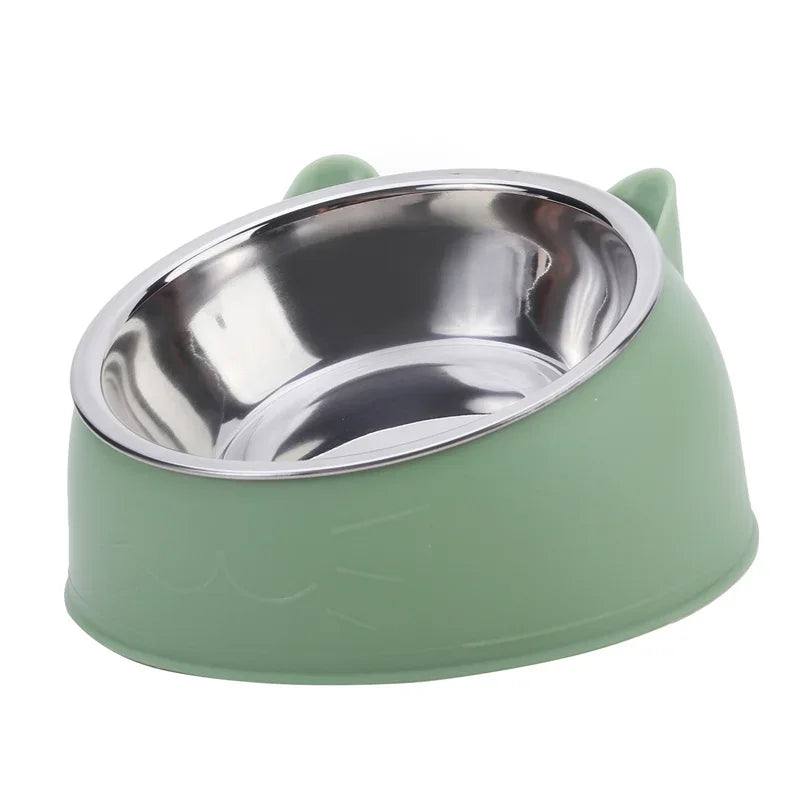 TILTED STAINLESS STEEL BOWL