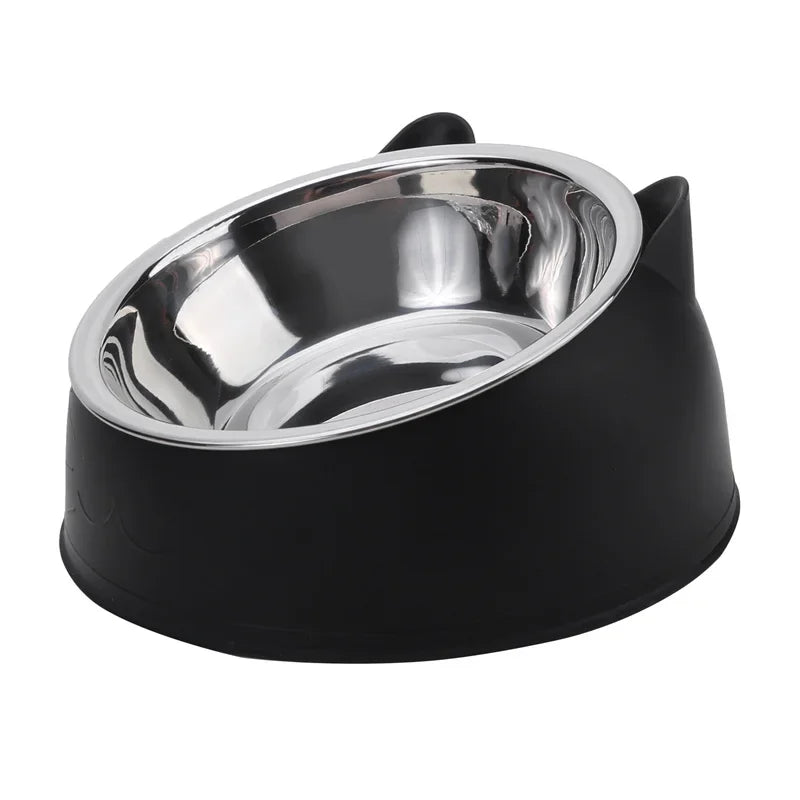 TILTED STAINLESS STEEL BOWL